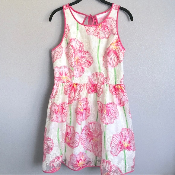 Lilly Pulitzer Darcelle Floral Embroidered Dress - Picture 2 of 7